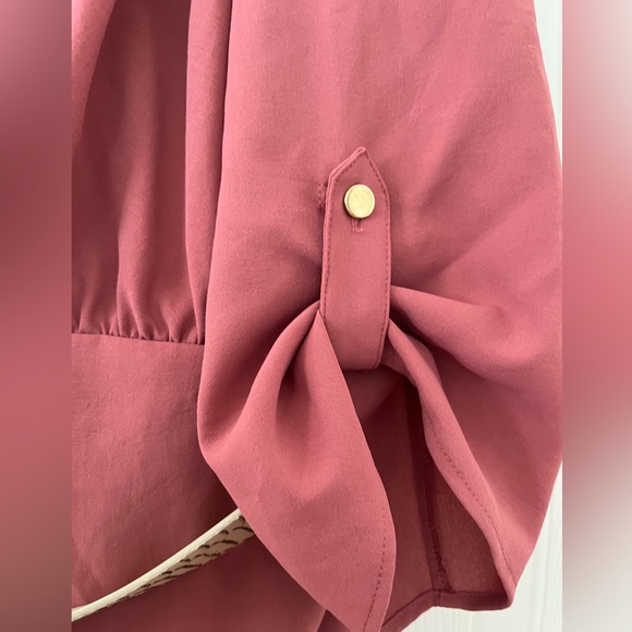 NWT ZARA JUMPSUIT WITH BELT,SIZE L, Marsala Colour. - Picture 4 of 12